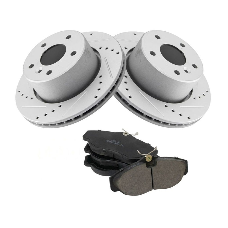 Discovery 4 Brake Disc and Pad Kit Front