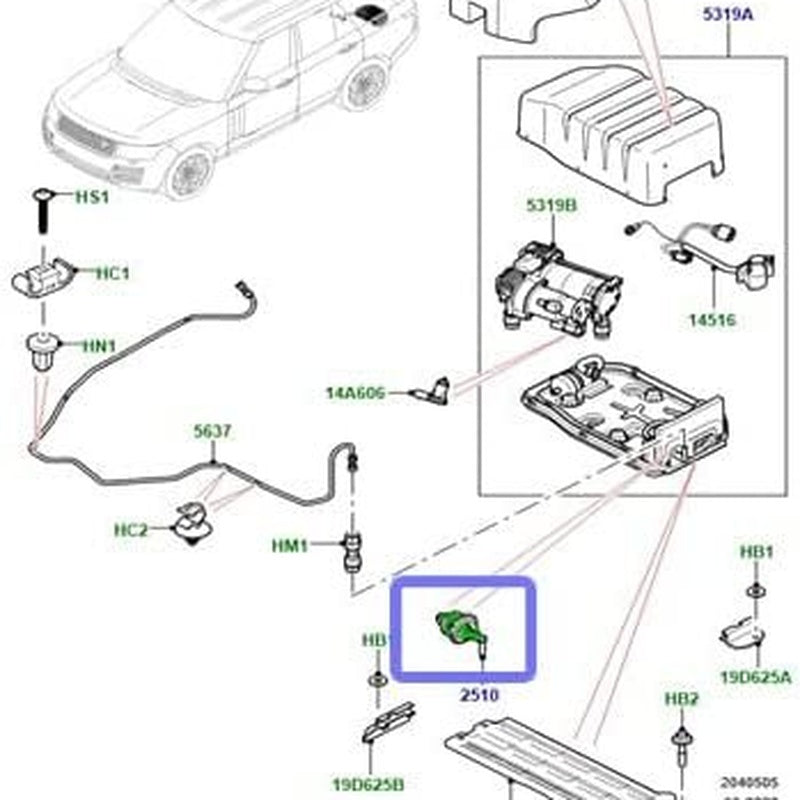 Discovery 5 Air Suspension Lift Module