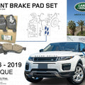 Range Rover Evoque Brake Disc and Pad Kit Front