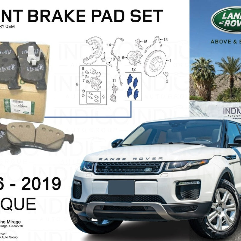 Range Rover Evoque Brake Disc and Pad Kit Front