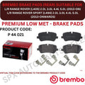 Range Rover Sport L494 Brake Disc and Pad Kit Rear